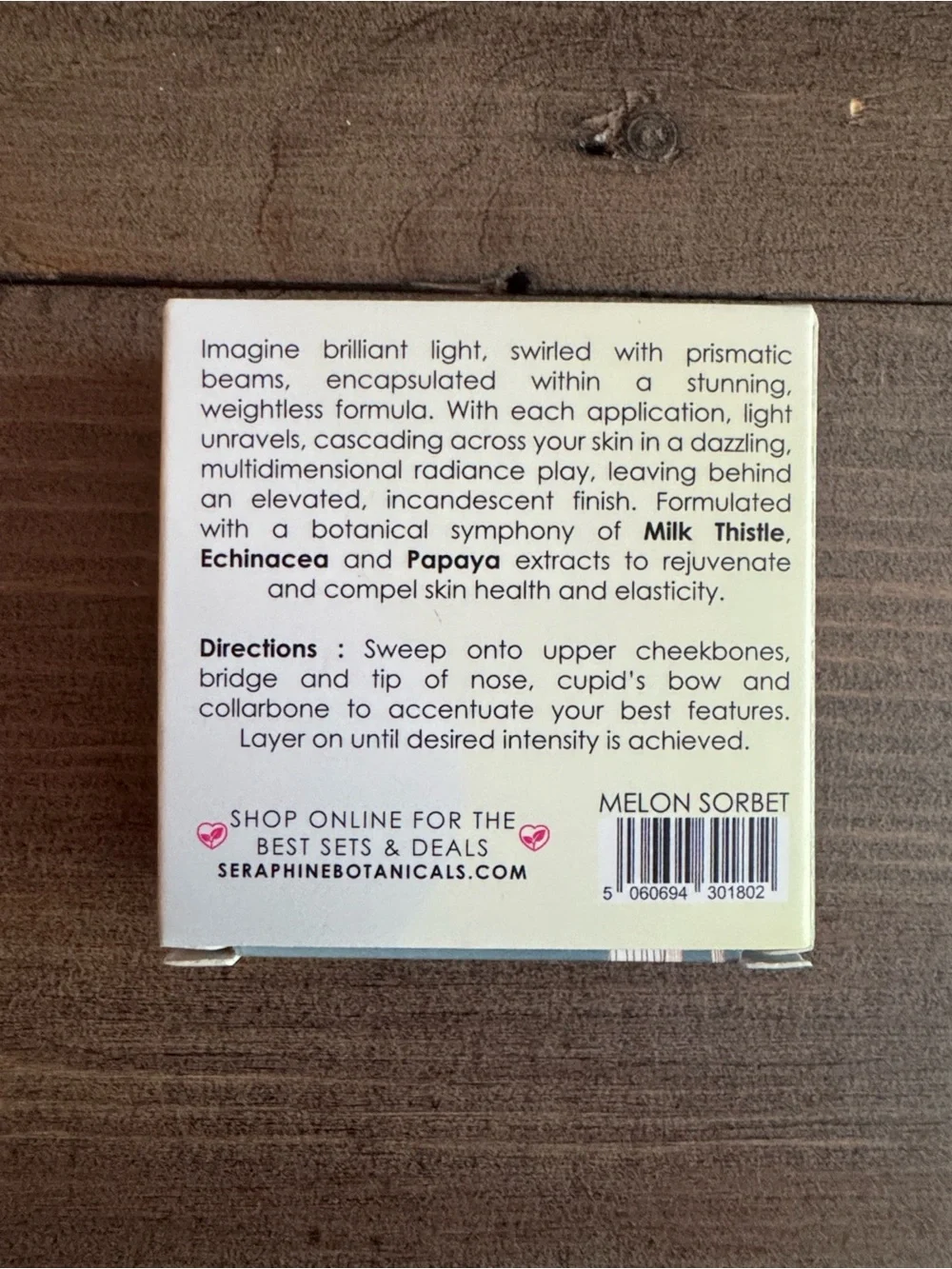 Seraphine Botanicals First Light Superfine Ultra Beaming Highlighter